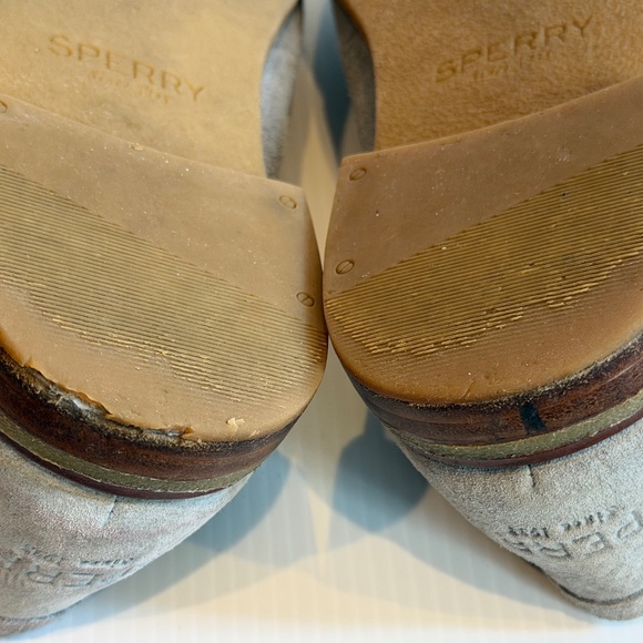 Sperry Top-Sider Women's Seaport Penny Grey Suede Loafers Size 9 - Picture 8 of 12